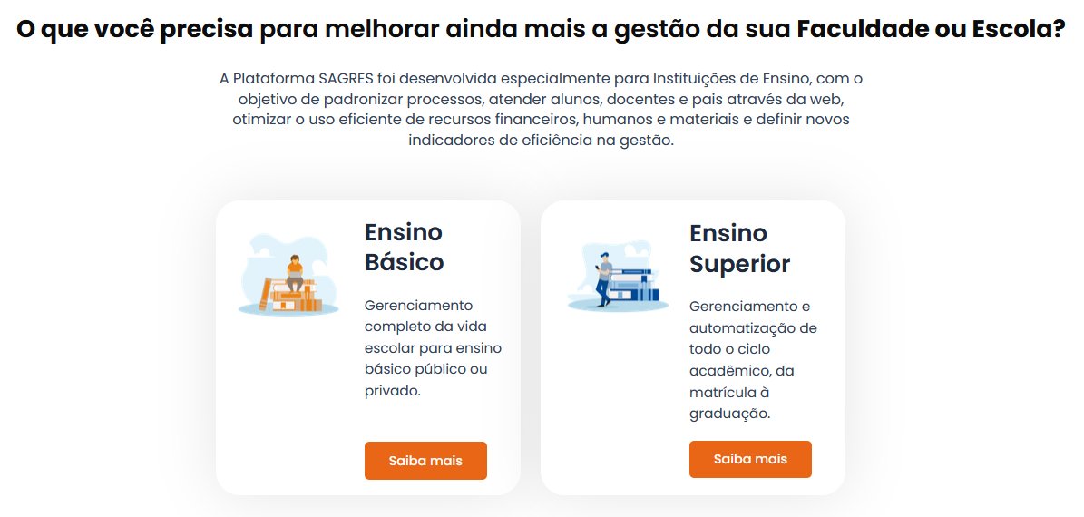 Soluções para ensino básico e superior